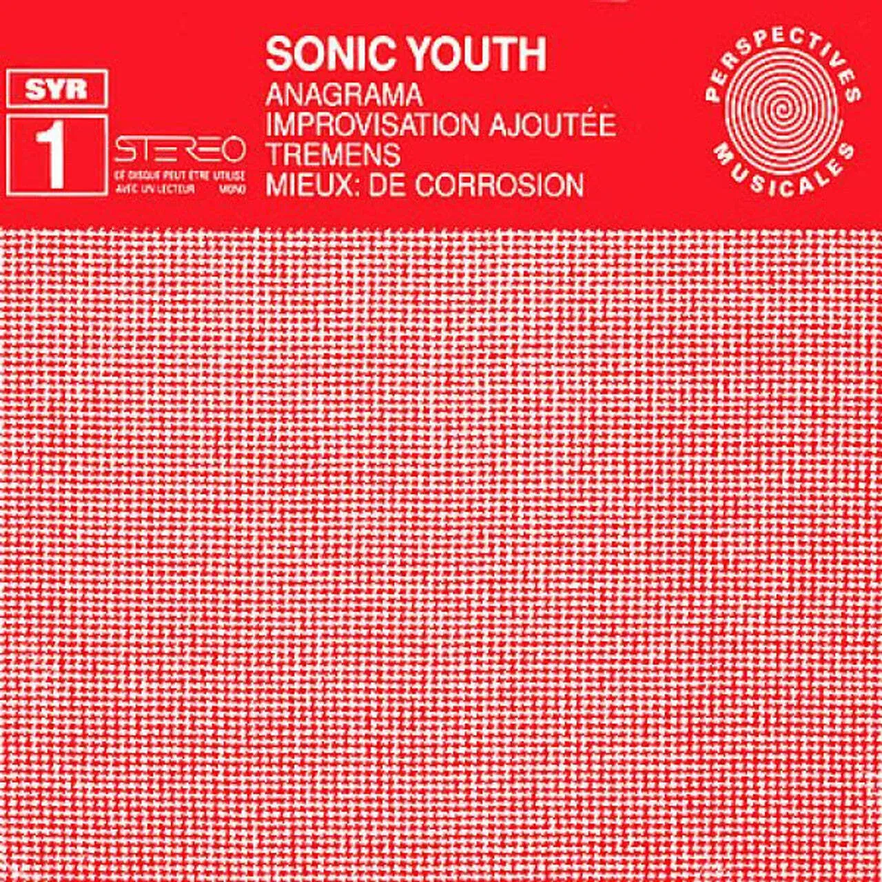 Виниловая пластинка Sonic Youth – Anagrama EP Релиз 2024