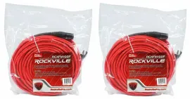 Микрофонный кабель Rockville RCXFM100P-R Red 30.5 м (2 штуки)