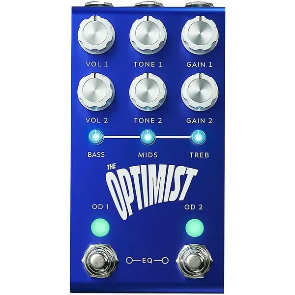 Педаль эффектов для электрогитары Jackson Audio The Optimist Classic Cory Wong Overdrive/EQ Effects Pedal Blue