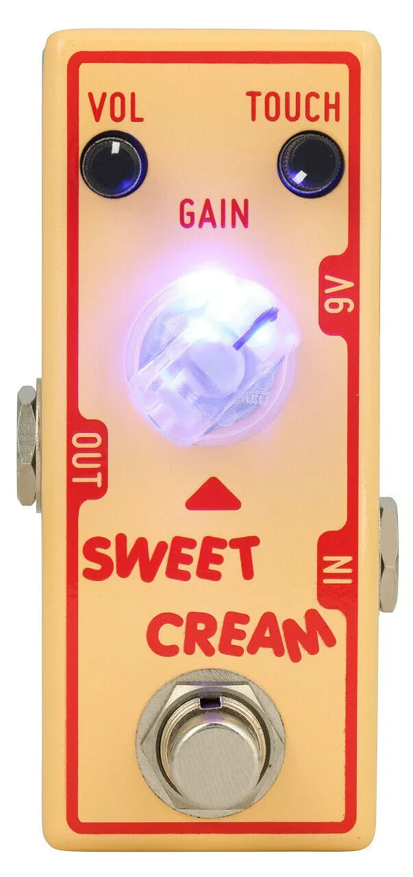 Педаль эффектов для электрогитары Tone City Sweet Cream Low-Gain Overdrive