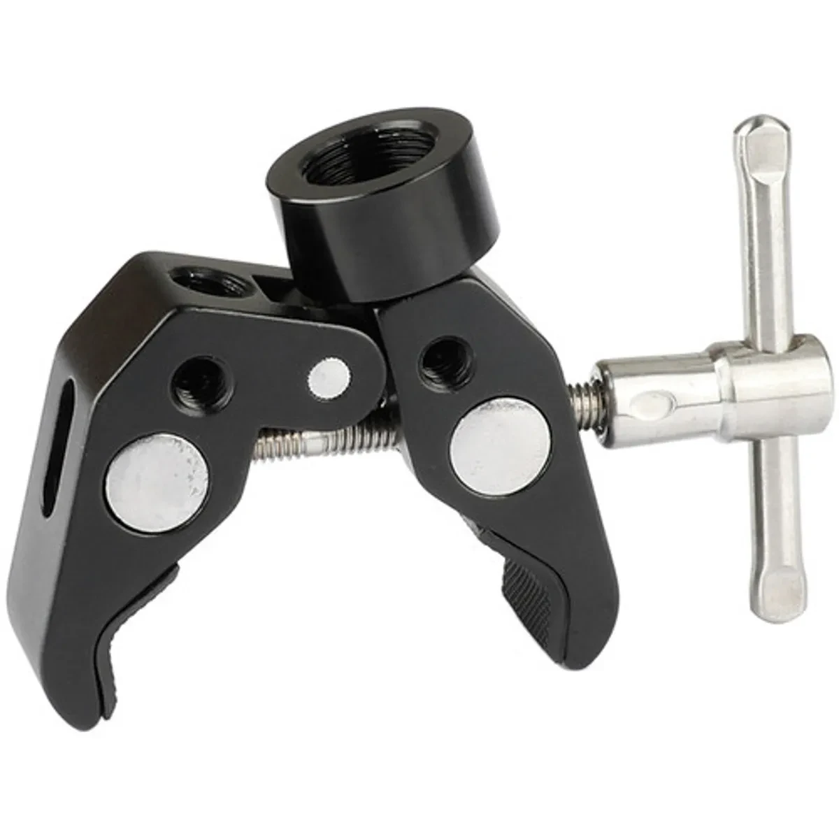 CAMVATE Multi-Purpose Super Crab Clamp with T-Handle and 1/4" Male to 5/8" Femal