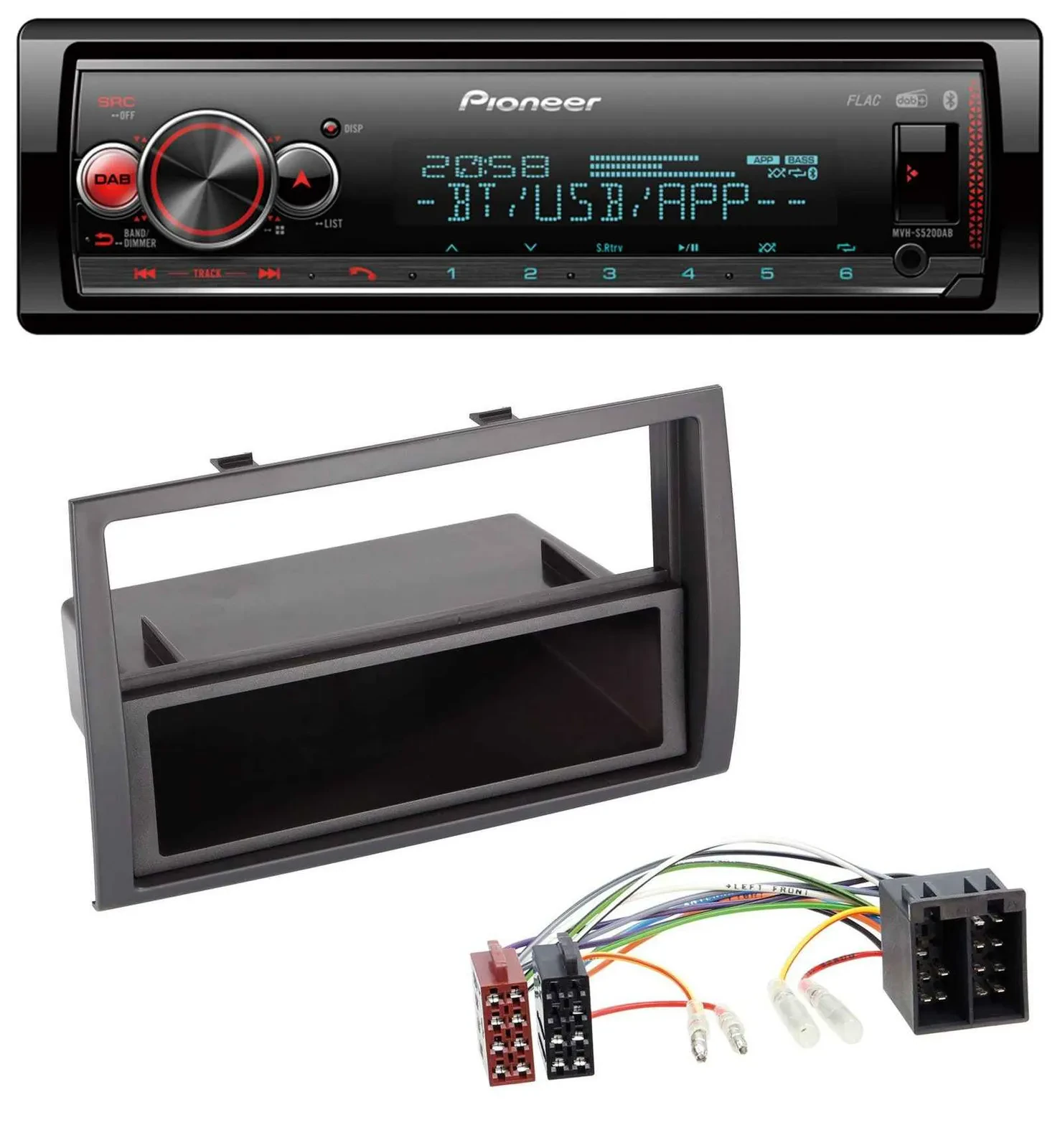 Pioneer Bluetooth USB MP3 DAB Autoradio für Citroen Jumper Peugeot Boxer Fiat Du