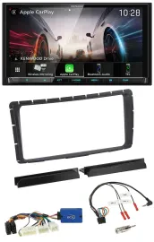 Kenwood Lenkrad 2DIN USB DAB Bluetooth Autoradio für Toyota Hilux ab 2011 28-Pin