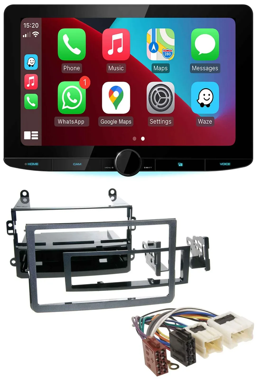 Kenwood MP3 USB DAB Bluetooth Autoradio für Nissan 350Z (ab 2006)