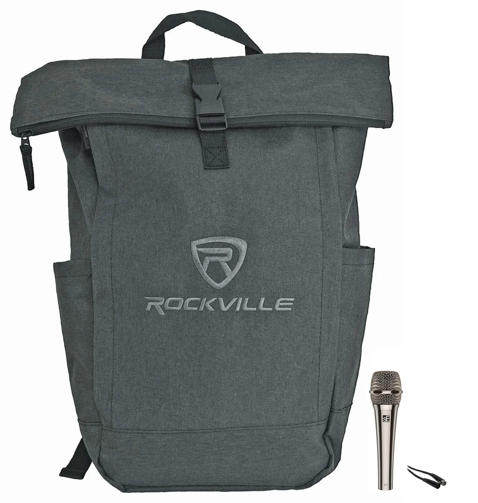 Se Electronics V7 Nickel Handheld Dynamic Microphone Vocal Mic+Cable+Backpack