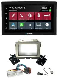 Blaupunkt DAB Bluetooth USB MP3 2DIN Autoradio für Kia Sportage 3 SL 10-15 silbe