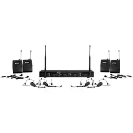 Микрофонная радиосистема Gemini UHF-04HL 4-Channel Wireless Headset/Lavalier Combo System S1234