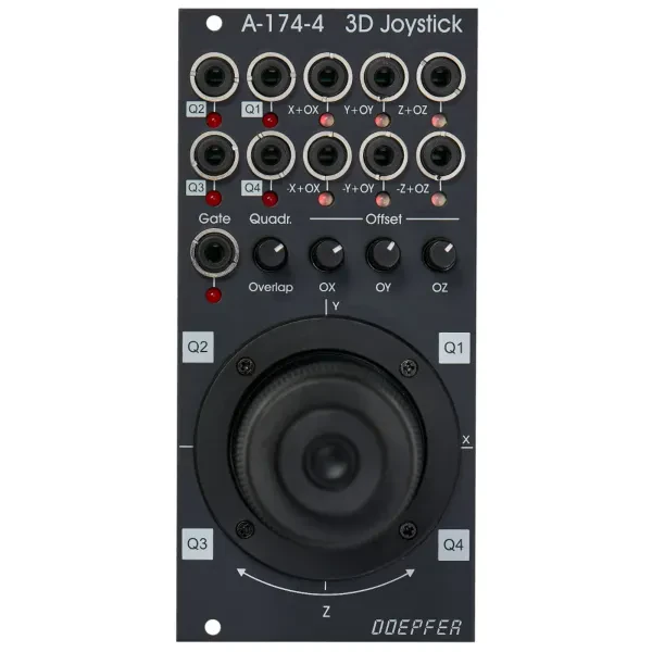 Модульный студийный синтезатор Doepfer A-174-4v 3D Joystick Vintage Edition