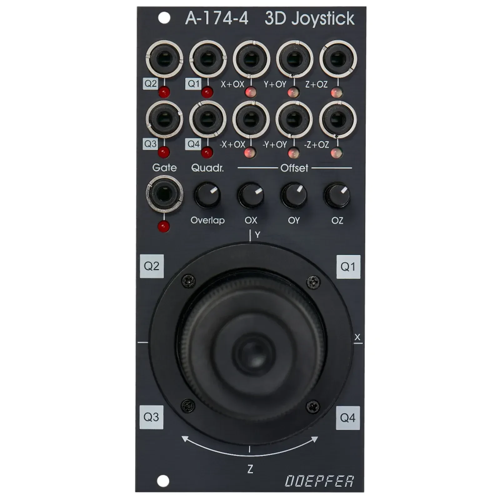 Модульный студийный синтезатор Doepfer A-174-4v 3D Joystick Vintage Edition