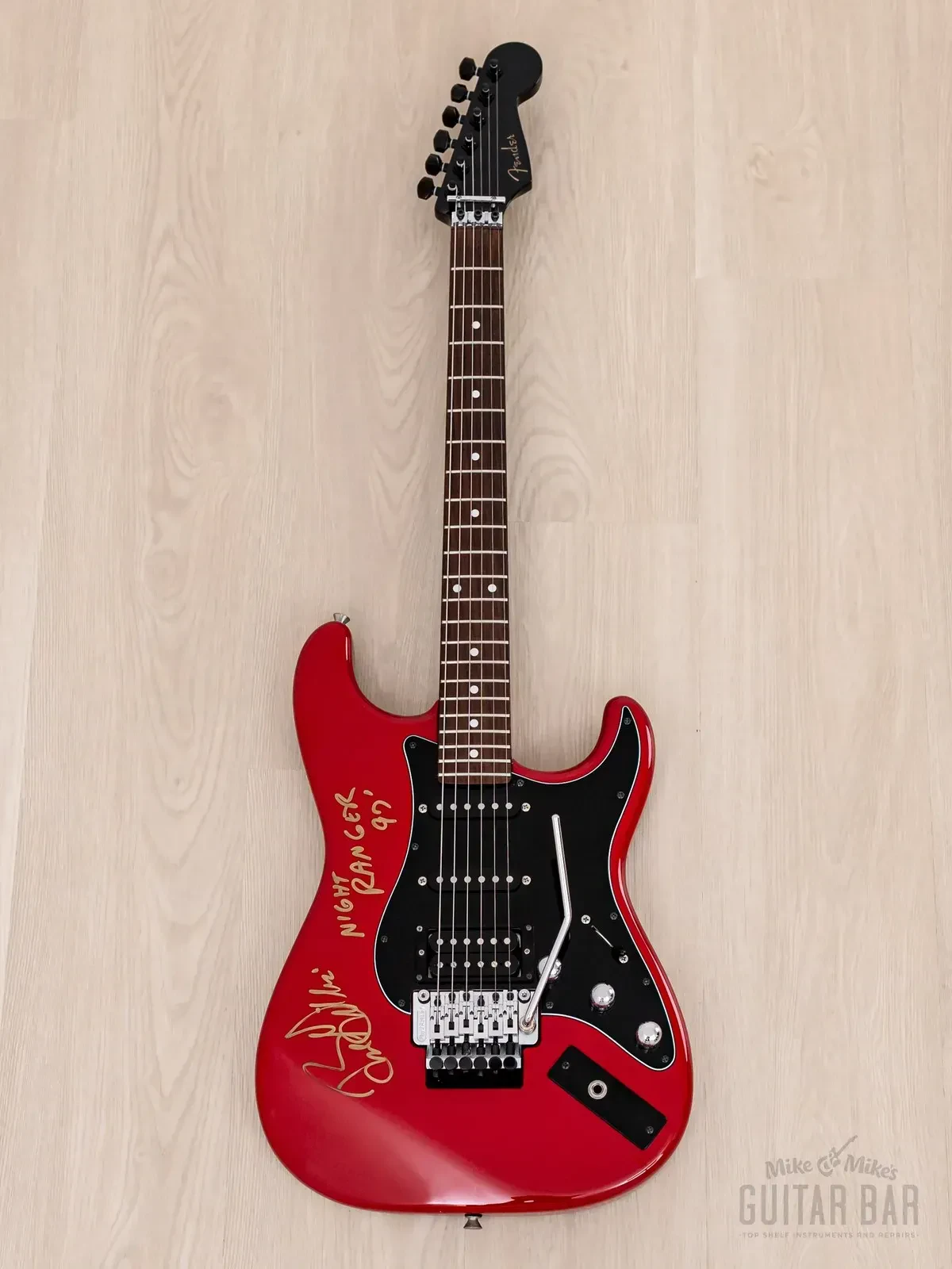 Электрогитара Fender Brad Gillis Night Ranger Signature Stratocaster ST-BG HSS Torino Red w/case Japan 1996