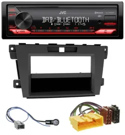Автомагнитола для Mazda CX-7 (2009–2013) JVC Bluetooth USB DAB MP3