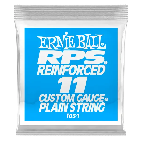Струна для акустической и электрогитары Ernie Ball P01031, сталь, калибр 11