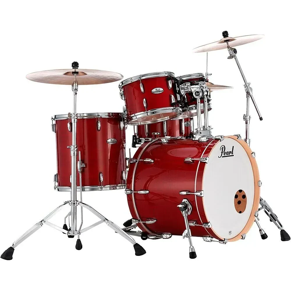 Барабанная установка Pearl Professional Maple Sequoia Red с бас-барабаном 22" (набор, 4 шт.)