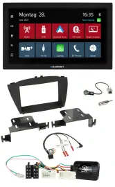 Blaupunkt Lenkrad Bluetooth DAB 2DIN USB Autoradio für Hyundai ix35 ab 2013 ohne