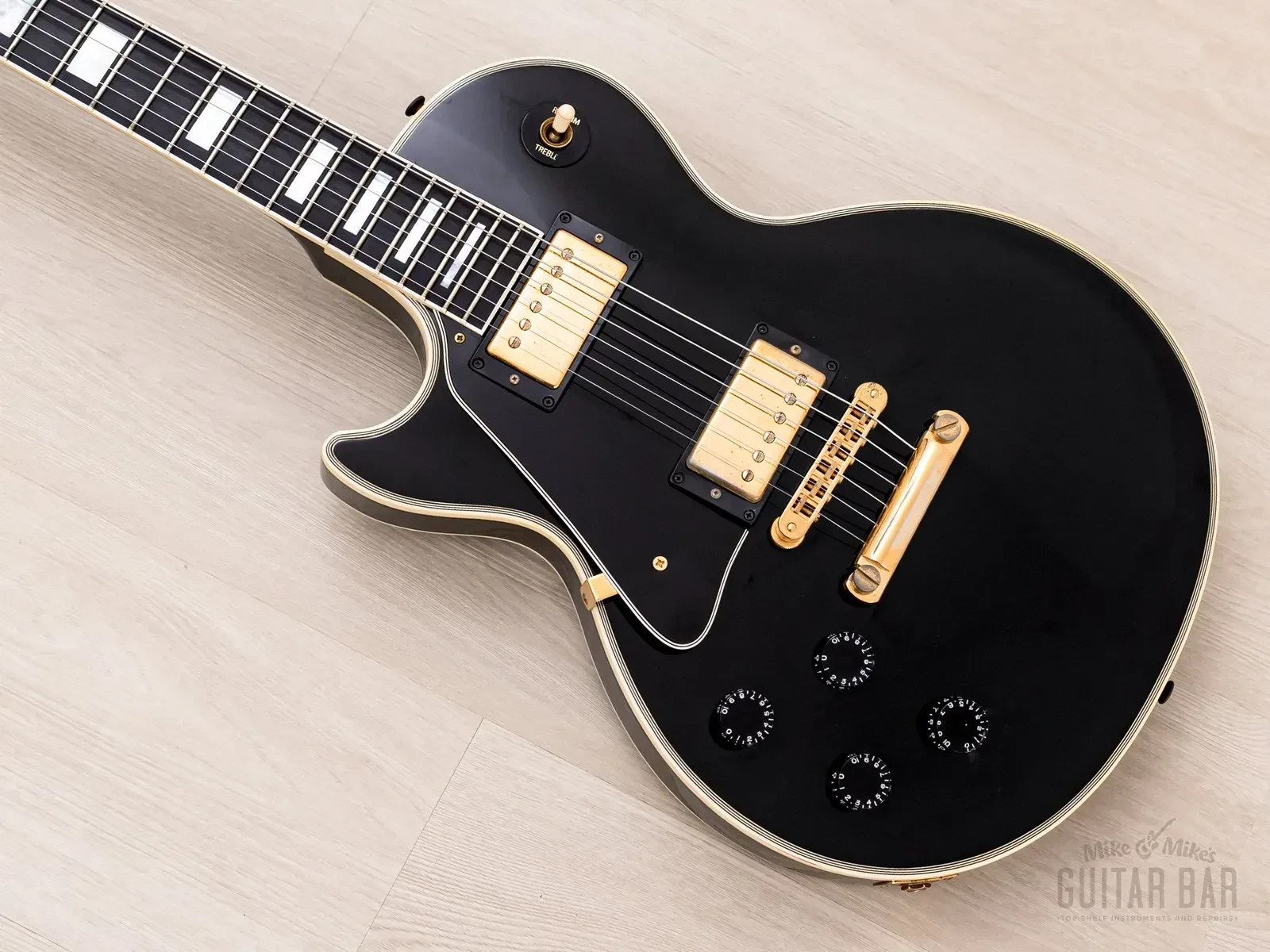 1998 Gibson Les Paul Custom Black Beauty Left Handed, Near-Mint w/ Case