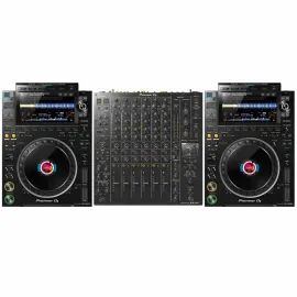 Pioneer CDJ-3000 Flagship Rekordbox Club DJ Multi Players w DJM-V10-LF Mixer