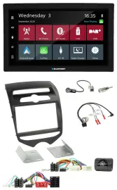 Blaupunkt DAB Bluetooth USB Lenkrad 2DIN Autoradio für Hyundai ix20 ab 2010 man.