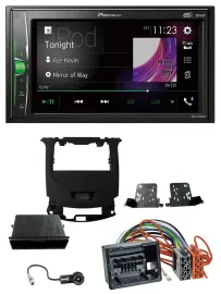 Автомагнитола Pioneer 2-DIN MP3 DAB USB Bluetooth для Chevrolet Cruze (с 2016), черный глянец