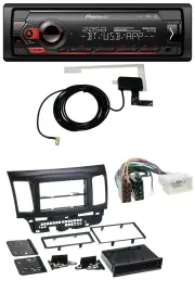 Pioneer DAB USB MP3 Bluetooth Autoradio für Mitsubishi Evo Lancer (ab 2008)