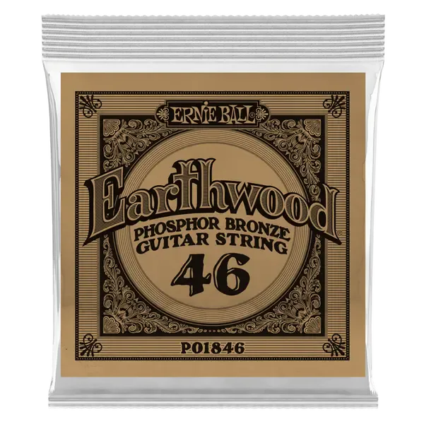 Струна для акустической гитары Ernie Ball P01846 Earthwood, фосфорная бронза, калибр 46