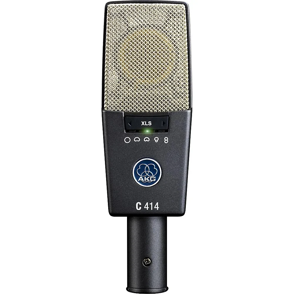 Б/У Конденсаторный микрофон AKG C414 XLS большая диафрагма, мультидиаграмма