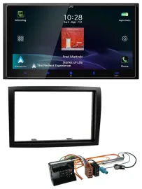JVC USB Bluetooth 2DIN DAB MP3 Autoradio für Citroen Jumper 06-11 schwarz