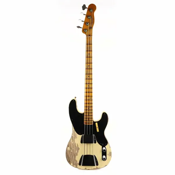 Бас-гитара Fender Custom Shop 1951 Precision Bass Relic Super Heavy Relic Aged Vintage White