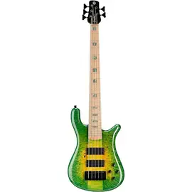 Бас-гитара Spector NS5 Maple Burl/Wide Neck Green