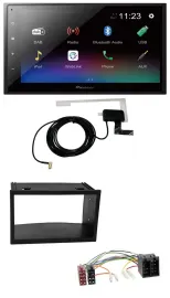 Автомагнитола Pioneer 2DIN, DAB, Bluetooth, USB для VW Golf 4/Polo/T4/Fox/Passat