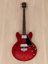 Бас-гитара Gibson EB-2D Vintage Semi-Hollowbody Bass Guitar Cherry 1966 USA w/Case