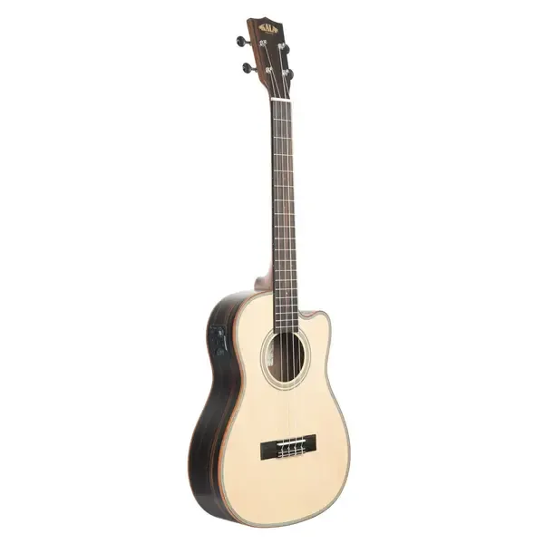 Укулеле Kala KA-SSEBY-B-CE Solid Spruce Top Striped Ebony Acoustic-Electric Baritone Uku