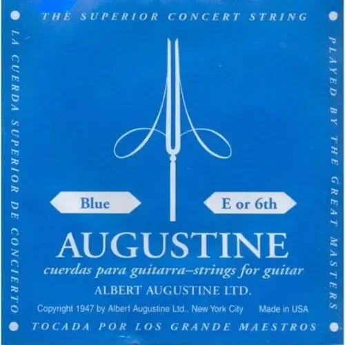 Струна одиночная AUGUSTINE Blue Einzelsaite Classic E6