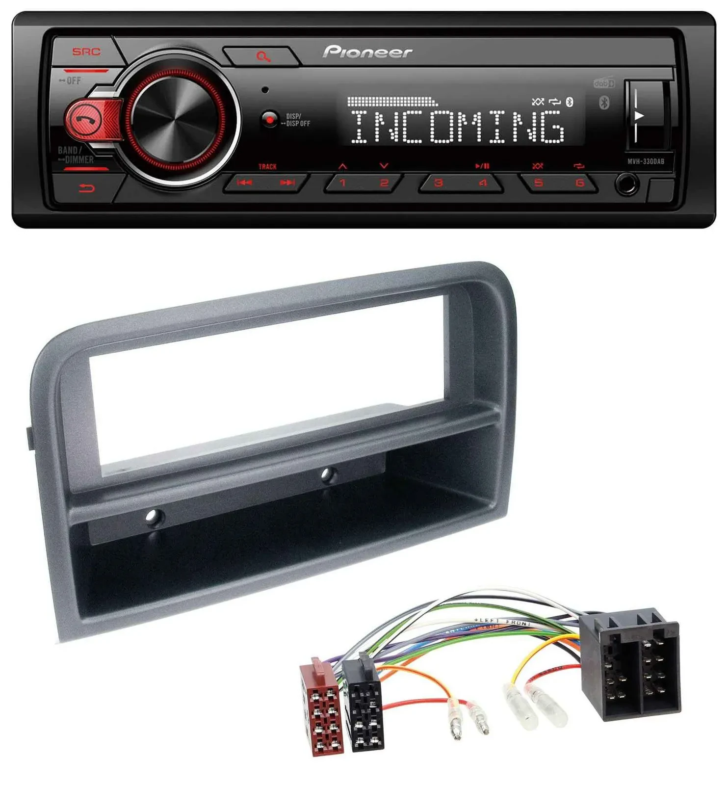 Pioneer Bluetooth USB DAB MP3 Autoradio für Fiat Croma (ab 2005)