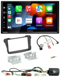 Автомагнитола для Hyundai i40 2011–2019 Kenwood 2DIN DAB Bluetooth USB AUX поддержка кнопок на руле