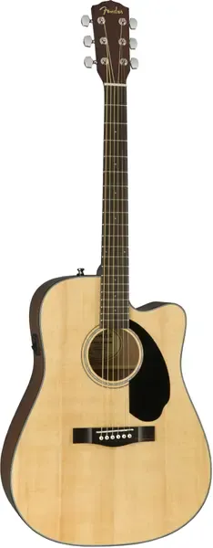 Электроакустическая гитара Fender CD-60SCE Dreadnought Natural