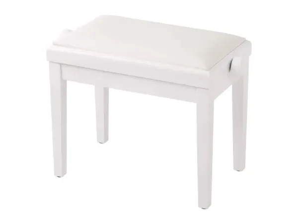 HY-PJ023-GLOSS-WHITE Банкетка, белый/белый, искусственная кожа, Rin