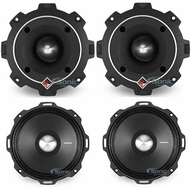 Пассивная акустическая система для автомобиля Rockford Fosgate PPS4-6 / PP4 T 6.5" + 1.5" (набор, 2+2 шт.)