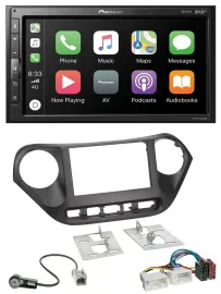 Pioneer USB MP3 DAB 2DIN Bluetooth Autoradio für Hyundai i10 (ab 2013)