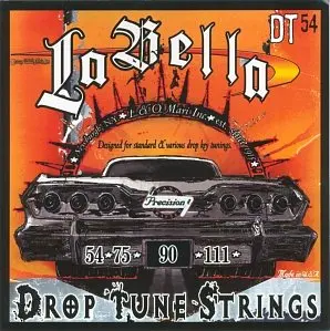 Струны для бас-гитары La Bella Drop Tune DT54 54-111