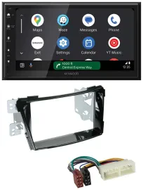 Автомагнитола для Hyundai i40 Kenwood 2DIN, DAB, Bluetooth, USB, MP3