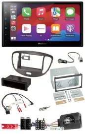 Pioneer DAB USB Lenkrad Bluetooth 2DIN Autoradio für Hyundai i10 2009-13 dunkels