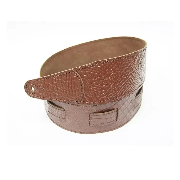 Ремень для гитары Fidel FL660357L11 Leather 11 Red Cedar Reptile