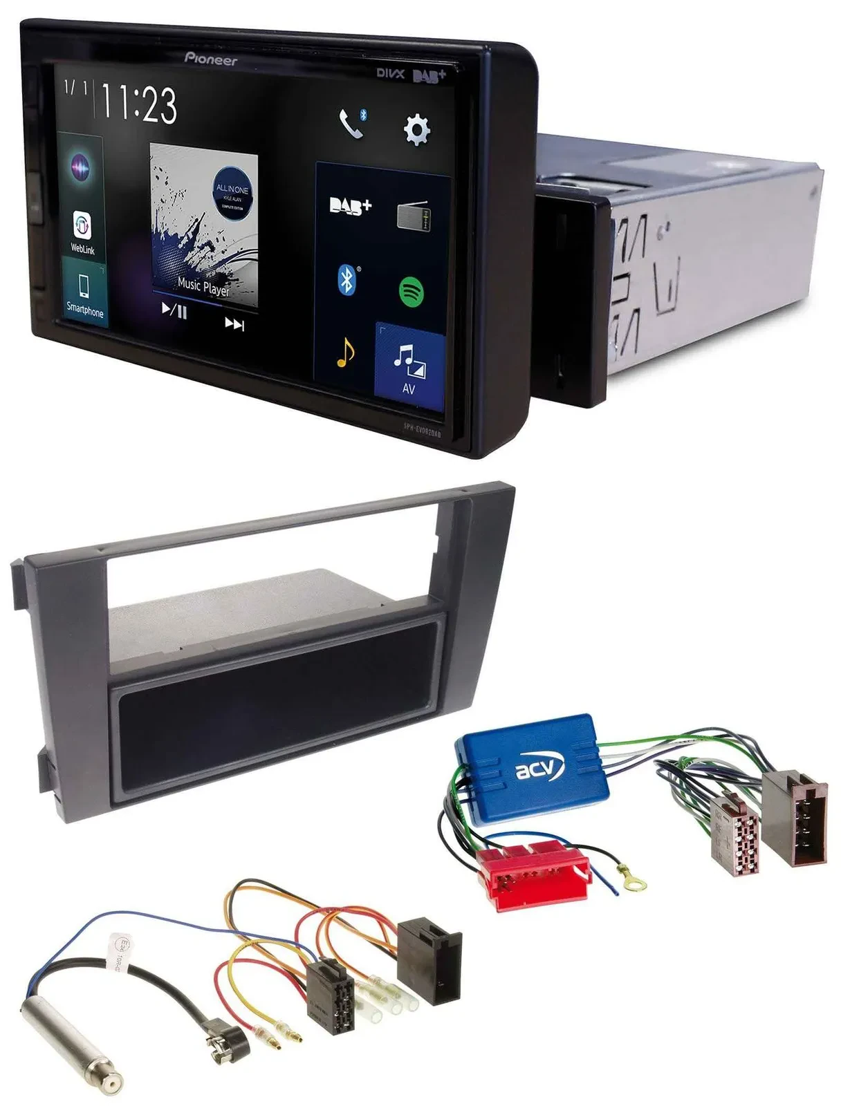 Pioneer DAB MP3 Bluetooth USB Autoradio für Audi A6 C5 01-05 Symphony Aktivsyste