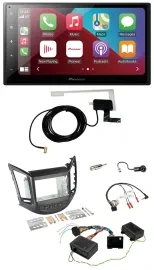 Pioneer USB Bluetooth DAB Lenkrad 2DIN Autoradio für Chevrolet Orlando 2011-2018