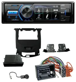 JVC Bluetooth MP3 USB DAB Autoradio für Chevrolet Cruze ab 2016 Klavierlack/schw