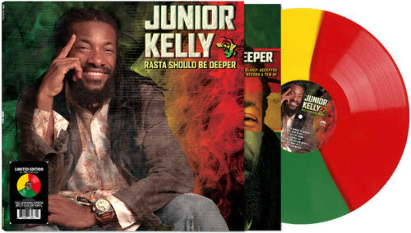 Виниловая пластинка Junior Kelly – Rasta Should Be Deeper (Релиз 2025)