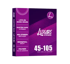Струны для бас-гитары Smiger LX10-B4 Nickel Wound 45-105