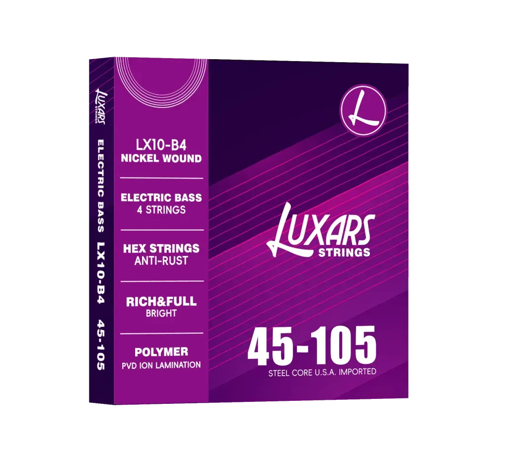 Струны для бас-гитары Smiger LX10-B4 Nickel Wound 45-105