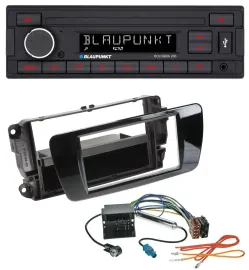 Blaupunkt MP3 AUX USB 1DIN Autoradio für Seat Ibiza ab 08 Klavierlack schwarz
