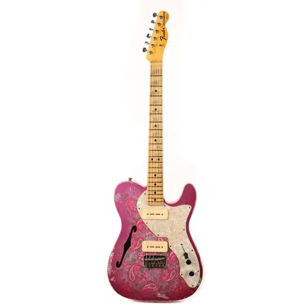 Электрогитара полуакустическая Fender Custom Shop Pink Paisley Thinline Telecaster Masterbuilt Greg Fessler